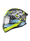 MT Stinger 2 Blue/Fluo Gloss Παιδικό Κράνος Μηχανής Full Face ECE 22.06 1400gr