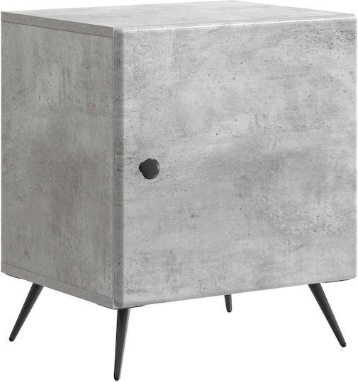 Wooden Gray Bedside Table 43x34.5x50cm