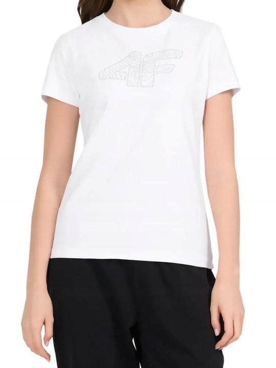 4F Women's White T-shirt