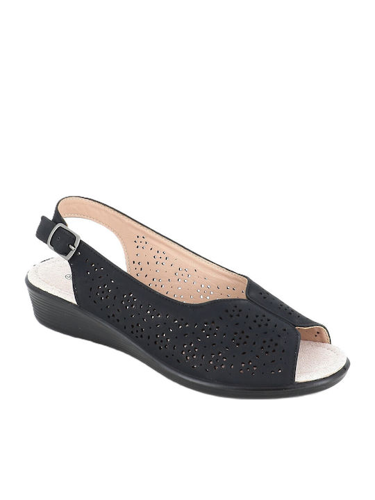 Sandale Casual Damă Negre 06/002046_Negru