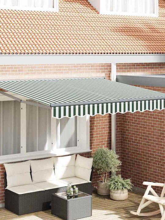 vidaXL Schelet De Copertină Terasă Cu LED 3x2.5m