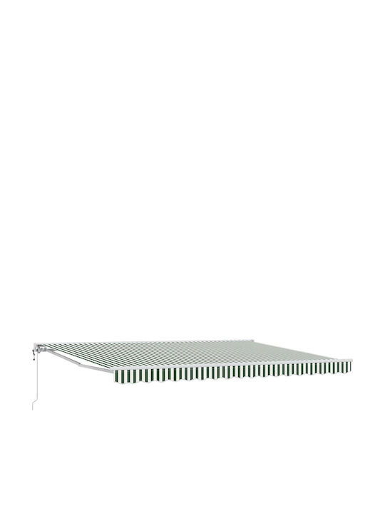 vidaXL Terrasse Zelt mit LEDs Grüne 5x3m