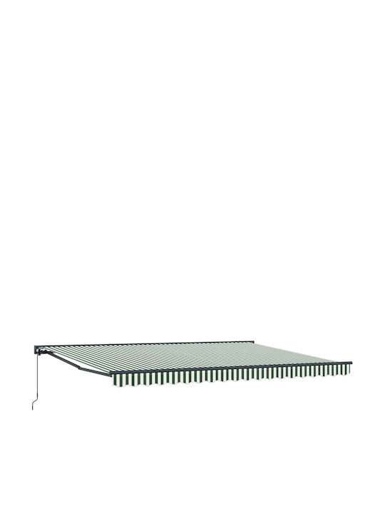vidaXL Terrasse Zelt mit LEDs Grüne 4.5x3.5m