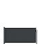 vidaXL Sideway Black Terrace Tent 3x1m