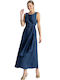Summer Midi Dress for Wedding / Christening Blue