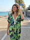 Rochie De Vară Midi Verde