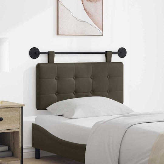 vidaXL Pink Leather Bed Headboard Cushion 90x55cm