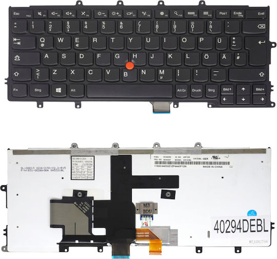 Deutsche Laptop-Tastatur Für Laptop German Laptop-Tastatur Lenovo Thinkpad X230s 20a3 20ag 20ah X240 20al 20am X250 20cl 20cm X260 20f5 20f6 X270 20hm 20k5 04y0930 04y0968 Sn20l82662 De Pointer Hintergrundbeleuchtung Schwarz Код.40294debl