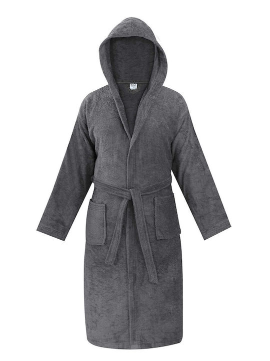Madi Olia Bathrobe Hooded Anthracite 440gr/m²