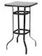 Metal Bar Table for Small Outdoor Spaces Lyra 70x70x100cm