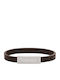 Emporio Armani Ανδρικό Βραχιόλι από Δέρμα 19.5cm