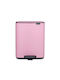 Brabantia Bo Pedal Kunststoff Mülleimer mit Pedal Rosa 12lt