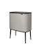 Brabantia Bo Touch Mülleimer Kunststoff Grau 36lt