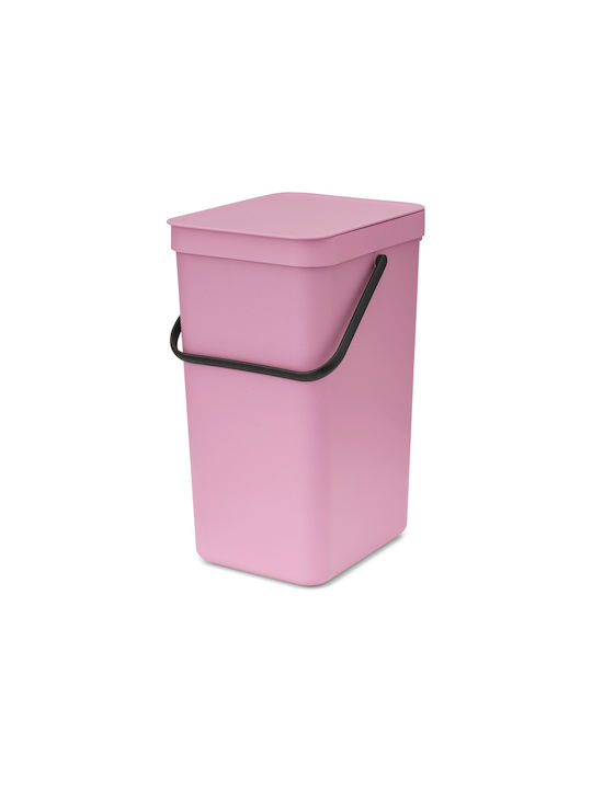 Brabantia Sort&go Кошче За Боклук Пластмасово Розово 16lt