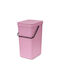 Brabantia Sort&go Кошче За Боклук Пластмасово Розово 16lt