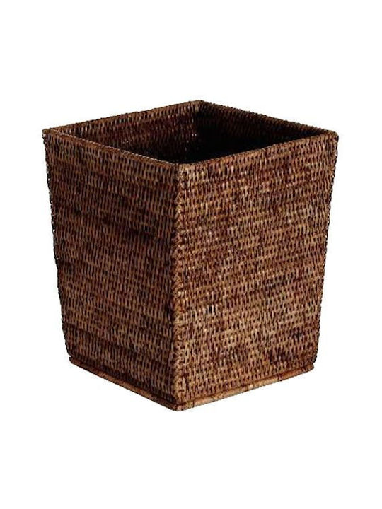 Andrea House Brown Bathroom Bin