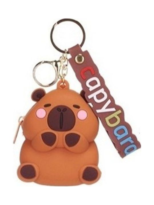 Schlüsselanhänger PVC Charm Capybara Capybara 9cm Schlüsselanhänger PVC Charm Capybara Capybara 9cm