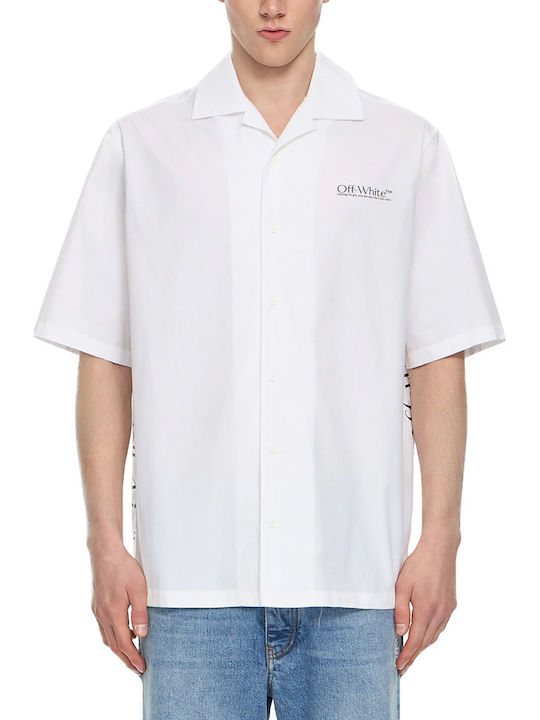 Off White Short Sleeve Shirt White