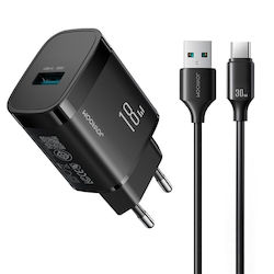Joyroom Зарядно Устройство с USB-A Порт и USB-C...