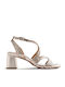 Damen Sandalen Silber