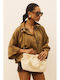 Straw Women's Handbag Tabac Brown
