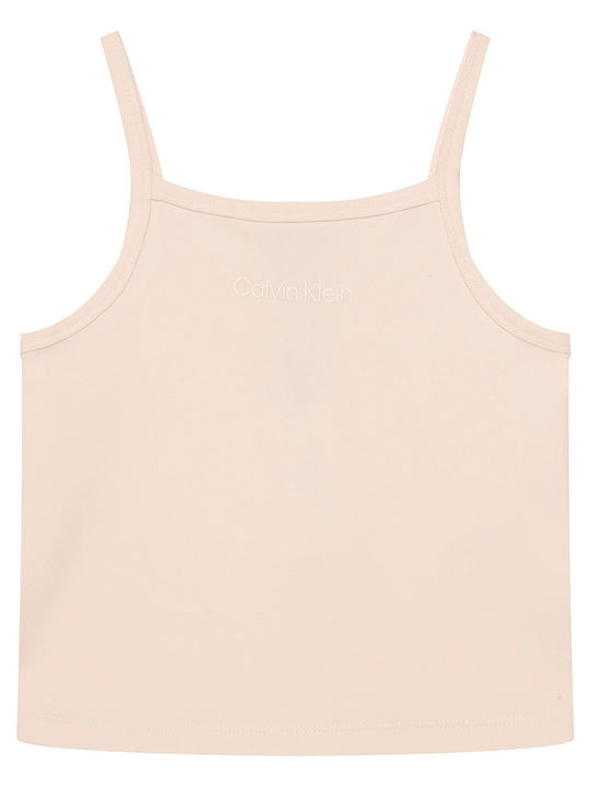 Calvin Klein Kinderoberteil Ärmellos Rosa Top