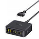 Baseus GaN Charging Station with 2 USB-A Ports and 4 USB-C Ports 120W in Black Colour (EnerFill FH21)