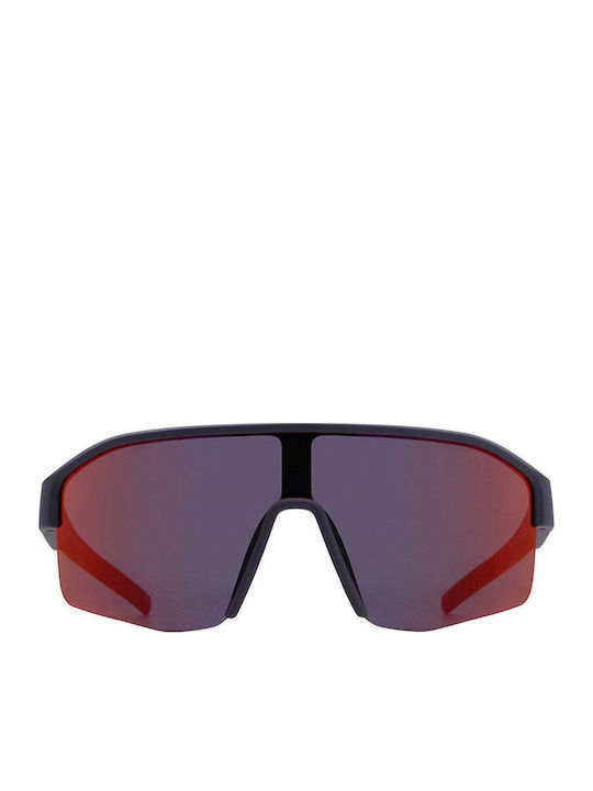 Red Bull Spect Spect Dundee Unisex Sunglasses with Red Frame and Red Mirror Lens DUNDEE-008