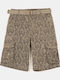 Herren Shorts Cargo Grau