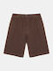 Herren Shorts Braun