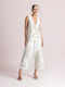 Women's Ecru Set with Trousers