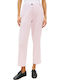 Damen Chino Hose in Schlanke Passform Rosa