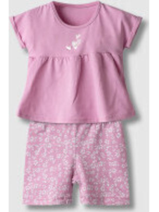 Nek Kids Wear Παιδικό Σετ με Κολάν Λιλά 2τμχ
