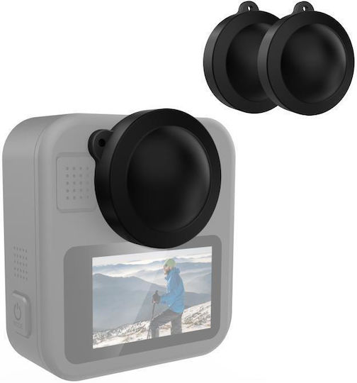Gopro Max2 Puluz Hülle Für Doppel-Linsen Silikon Schwarz
