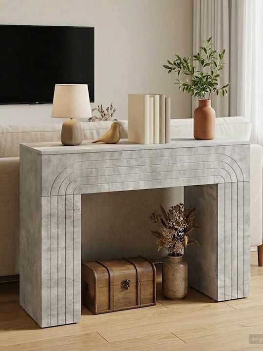Wooden Console Gray L102xW35xH75cm