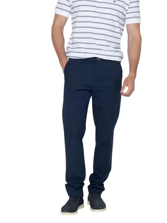The Bostonians Chino Trousers in Regular Fit Blue
