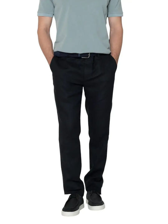 The Bostonians Chino Trousers in Regular Fit Black
