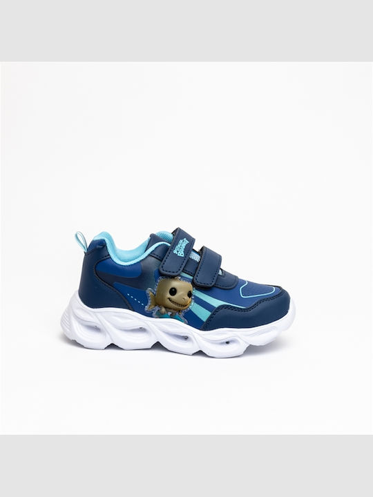 Παιδικά Sneakers με Σκρατς Navy Μπλε