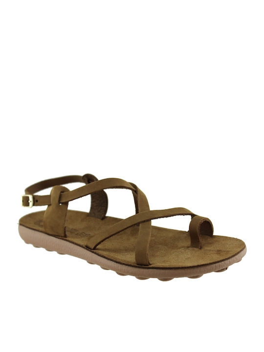 Fantasy Sandals Γυναικεία Σανδάλια Καφέ