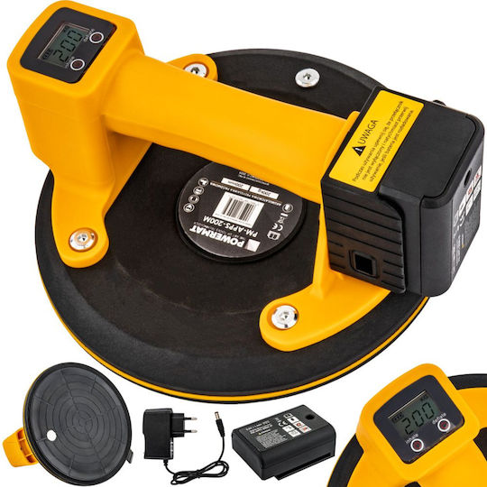 Cordless Suction Cup Powermat Pm-apps-200m 200 Mm 200 Kg Battery Charger Led Display