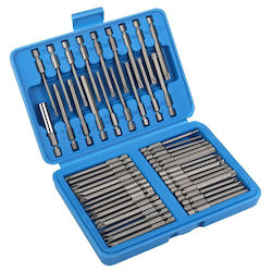Kraft&dele Kd11865 Long Impact Bit Set 75 Mm 50 Pieces