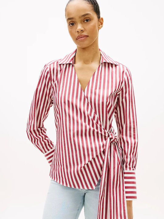 Tommy Hilfiger Μακρυμάνικο Γυναικείο Πουκάμισο ...