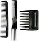 Beauty Salon Set Of 3 Hair Combs