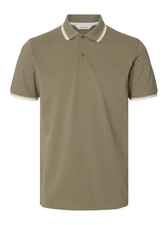 Selected Polo Athletic Short Sleeve Blouse Vetiver