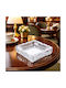 Cenușare Țigaretă Sticlă Transparent 15x15x4.2cm Forhome 955106 Home