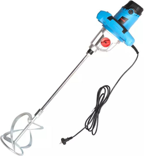 FixTec Electric Mortar and Paint Mixer 1600W with Mixing Attachment