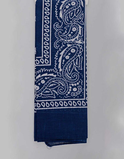 Unisex Haar Stirnbänder Rima Baumwollbandana 810-30 Blau