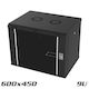 Edision Wall Mounted Rack Cabinet 19U Black 60-02-0102