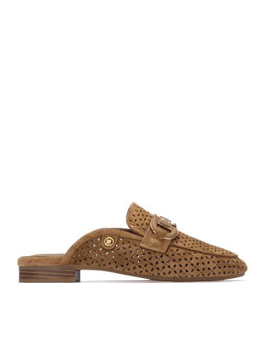 Carmela Footwear Suede Mules Ταμπά