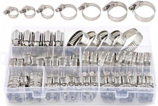 Kraft&dele Kd10865 Set Cleme Pentru Furtun ⌀ 8 38 Mm 60 Bucăți
